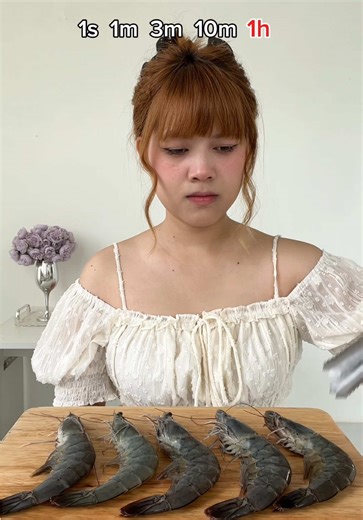 Mukbang Tôm Ngon & Khỏe Cùng Đông Trùng Hạ Thảo