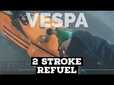 how2 reFUEL a 2stroke VESPA scooter | malossi sport 210 | FMP-Solid PASSion 2 | video #400 |