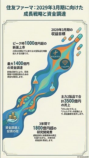 住友ファーマが大幅安！岐阜さん買って2日後に増資予告