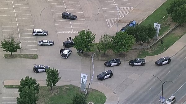 Man arrested following police chase that started in Downtown Dallas and ended with him running into and out of Arlington's AT&T Stadium, police said