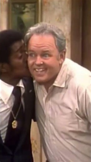 Sammy Davis Jr Kisses Archie Bunker