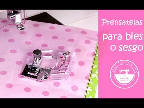 Prensatelas para coser sesgo o bies