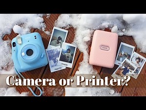 Instax Camera or Instax Mini Link Printer, Which one is better? | Side by side photo comparison