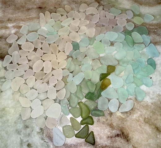 Authentic MICRO MINI Pastel Sea Glass: Flawless Beach Glass for Jewelry Crafts, SPRING Lot/rare Nature Tumbled Glass - Etsy