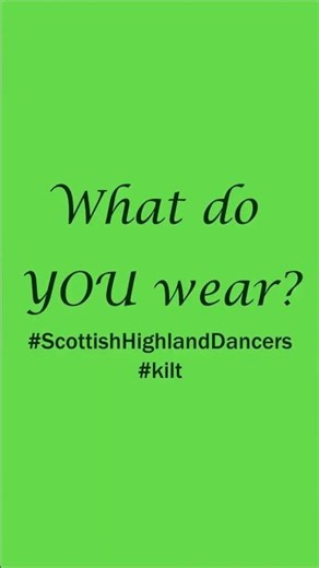 The answer to the infamous question...what do you wear under your kilt?#scottishhighlanddancers