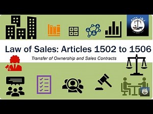 Law on Sales. Article 1502-1503.