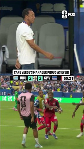 Bubista's reaction to the Cape Verde equalizer against Uruguay