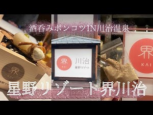 【星野リゾート界川治】栃木の隠れ湯・川治温泉で心も身体も癒されまくりの旅♫