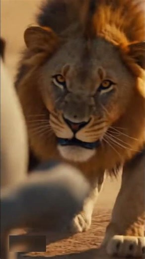 Lion vs Giraffe | The Tall Predator Battle in 4K HDR