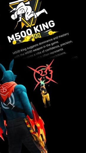 the king #m500 #freefireshorts #headshort #capcutedit