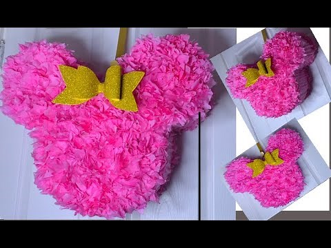 Piñata De Minnie Mouse/Hecha Con Solo $4