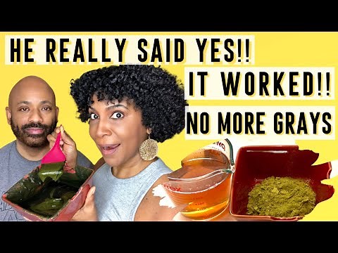 How To Color Your Beard NATURALLY | ONE STEP Henna & Indigo CHEMICAL FREE!