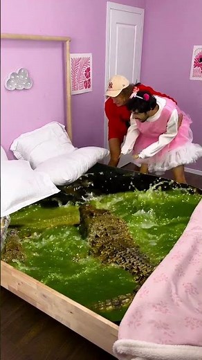 Oh NO! What's Hiding Under My Blanket AGAIN! 🤯🐊