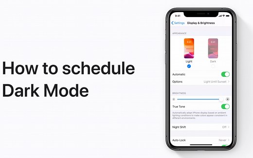 How to schedule Dark Mode on your iPhone, iPad, or iPod touch – Apple Support