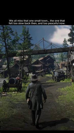 That Small Town | Arthur Morgan #rdr2 #peace #calm