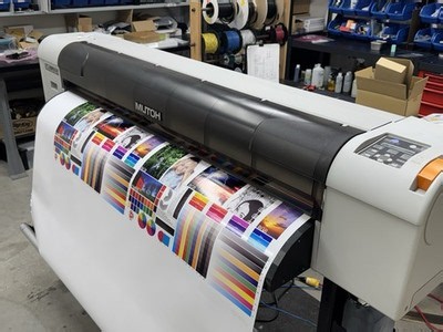 Mutoh 1324 54 Inch Eco Solvent Printer.  Mimaki, Roland Epson HP Latex Graphtec | eBay