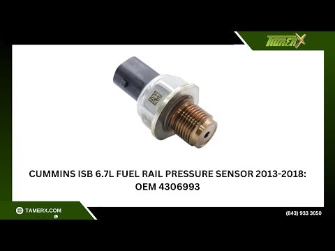 Cummins ISB 6.7L Fuel Rail Pressure Sensor 2013-2018: OEM 4306993