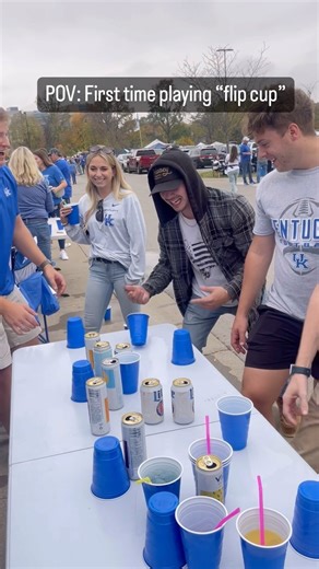 59K views · 604 reactions | Anyone want to teach me how to play flip cup? This was embarrassing man!  | Noah Thompson | Facebook
