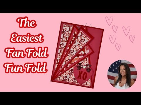 Easy Fan Fold Fun Fold Card Tutorial | Simple Interactive Card Making Technique
