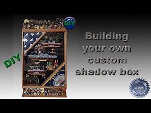Military Shadow Box with Shelves and Coin Racks / Jon's DIY