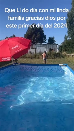 Exciting Backflip Into the Pool for Family Fun