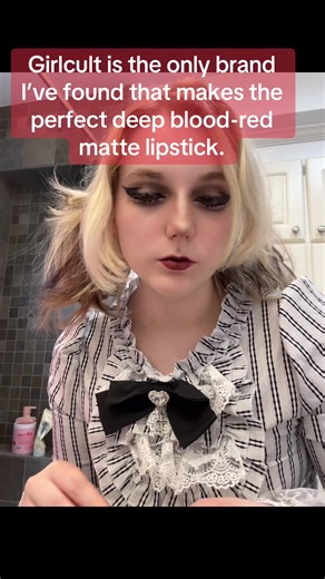 Discover the Perfect Deep Blood-Red Matte Lipstick