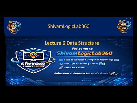 Lecture 6 ALL ABOUT TREE DATA STRUCTURE 🌳