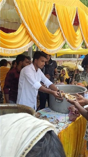 बाबा राम सनेही घाट विशाल भंडारा 🚩 #kishansir #bhandara #shortvideo