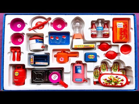 6:02 Mini Kitchen Set Collection for Kids Playing | Unboxing Kids Kitchen Set,Toys With Aditi #kids