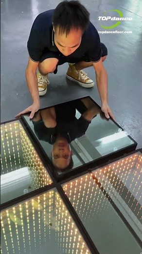 Quick setup! Watch your 3D LED dance floor light up instantly! ⚡ #LEDDanceFloor #Shorts #LED