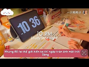 Nếu Bạn Đang Cảm Thấy Cô Đơn Khi Học Đêm Khuya🌃//study vlog