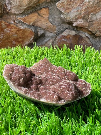 Red Druzy Amethyst Crystal - Etsy