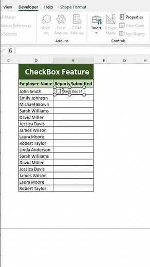 "How to Create and Use Checkboxes in Excel for Interactive Spreadsheets" # #excel #excellife #trend