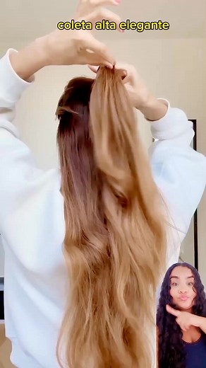 Coleta alta con volumen facil de realizar #diseño #coletasconestilo #tutorial | El Secreto de la Belleza