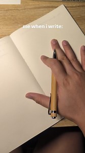 597K views · 1K reactions | me when i write: the paper is always at a certain angle  | Scribbles & Books | Facebook