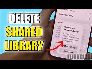 Fix Message "To Stop Using iCloud Photos, you need to delete the Shared Library" on iPhone