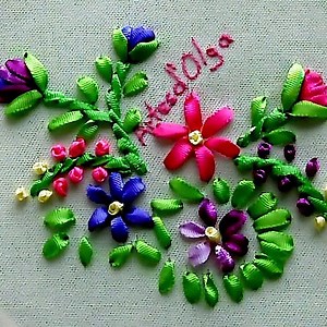 272K views · 2.6K reactions |  Bordado en Cintas: Puntadas Básicas #1  ✅ Sigue mi página  Artesd'Olga  para ver más #bordados ¡Muchas gracias!  | Artesd'Olga | Facebook