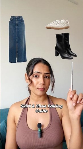 Skirts & Shoes Pairing guide #stylehacks #fashiontips