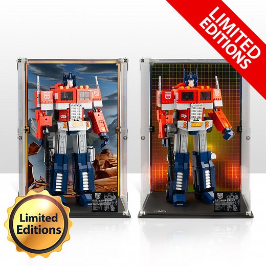 LEGO Optimus Prime Limited Edition Display Cases