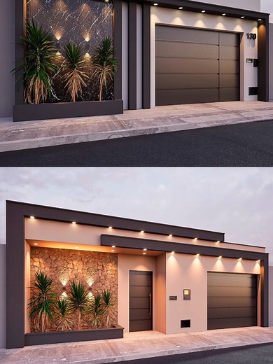 Ideias de Fachadas Modernas para Casas com Muro