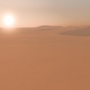 Desert With Sunset 3d Art Environment for Phone or PC Wallpaper 1920x1080, 3840x2160 Resolution - Etsy UK