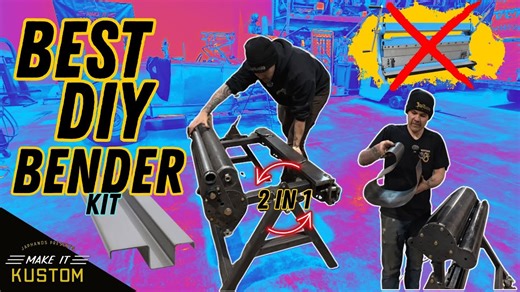 AMAZING DIY Sheet Metal BRAKE & ROLL Bender Cheap and EASY! How-To Build This Space Saving Brake, Roller, And Pipe Anvil At Home! - BangShift.com