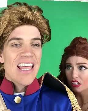 Beauty & The Beast Belle & Prince Adam Disney