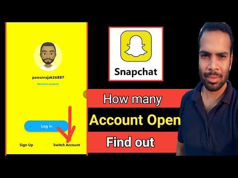 Find how many account login into snapchat app | easily