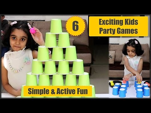 6 Exciting Kids Party Games for Age 4–6 | Simple & Active Fun | Indoor Games for Pre Primary Kids