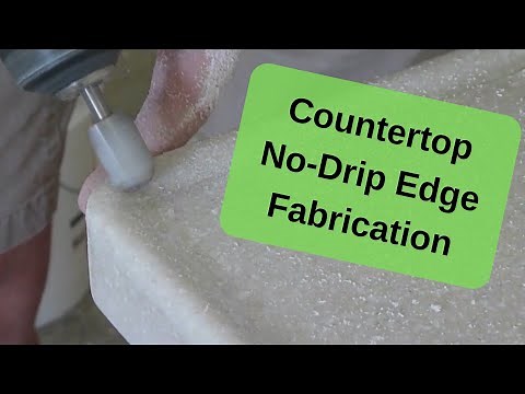 How-To Fabricate a No-Drip Edge on Corian Solid Surface