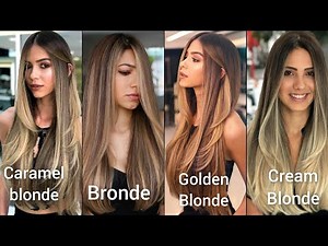 Top 37 Shades Of Blond Hair Colors//Hair Dye Highlight With Names//2022 Hair Color Trends