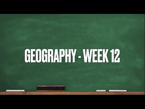 CC Cycle 1 Geography Week 12