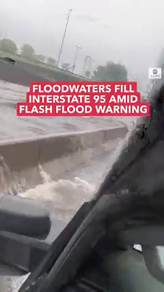 384K views · 3.1K reactions | SWAMPED: Floodwaters fill a section of Interstate 95 in Virginia, amid flash flood warnings in the area. https://abcnews.go.com/Live | ABC News | Facebook