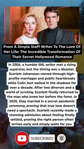 Scarlett Johansson Finally Breaks Her Silence On The Marriage That Changed Everything